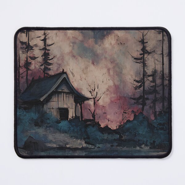 Item preview, Spooky Eerie Japanese Landscape designed and sold by bapupa.