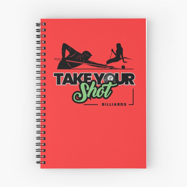 Artikelvorschau, Billardspieler mit dem Motto „Take Your Shot“ entworfen und verkauft von QuantumDesigns.
