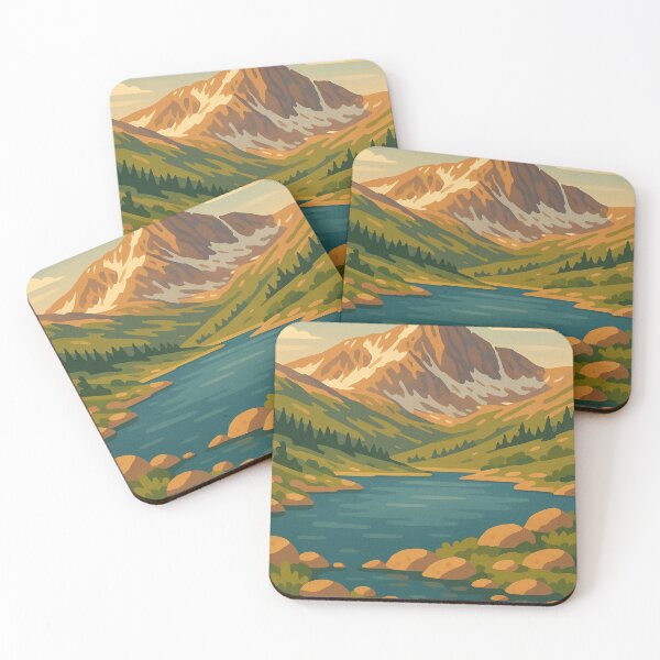 Item preview, Mount Evans Colorado Landscape with Alpine Valley designed and sold by Places On Earth.