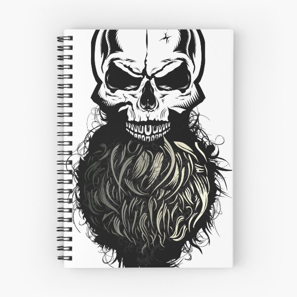 Item preview, hipster skull bearded beard pirate designed and sold by Achille3777.