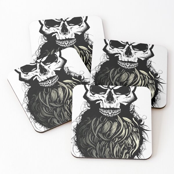 Item preview, hipster skull bearded beard pirate designed and sold by Achille3777.