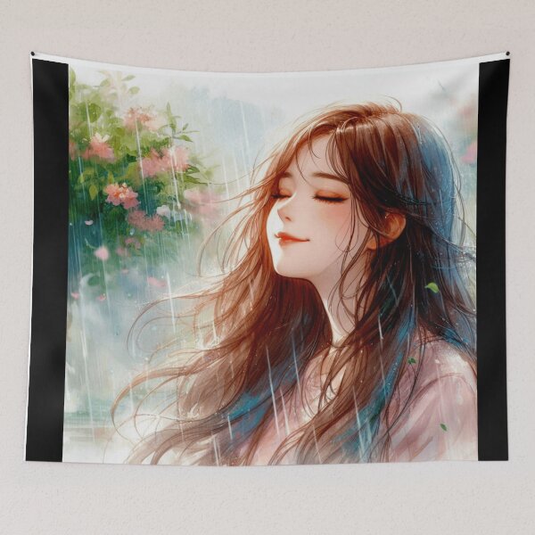 Item preview, Rainy Serenity: A Moment of Peace designed and sold by NEHA-DDA .
