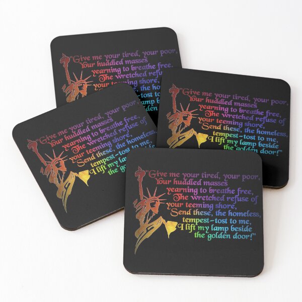 Item preview, Statue of Liberty rainbow quote designed and sold by froggybsb03.