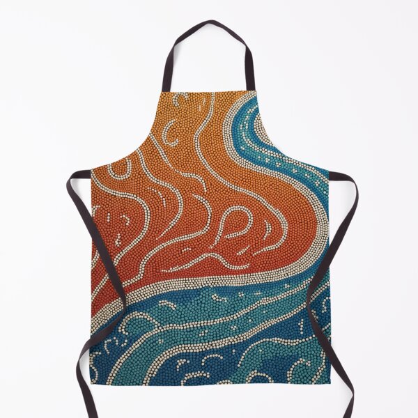 Item preview, Aboriginal Inspired Dot Art - Murray River designed and sold by GrinGalore.