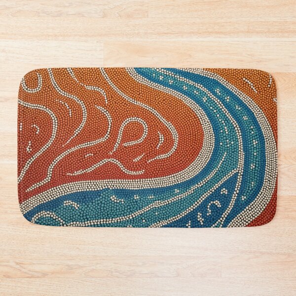 Item preview, Aboriginal Inspired Dot Art - Murray River designed and sold by GrinGalore.