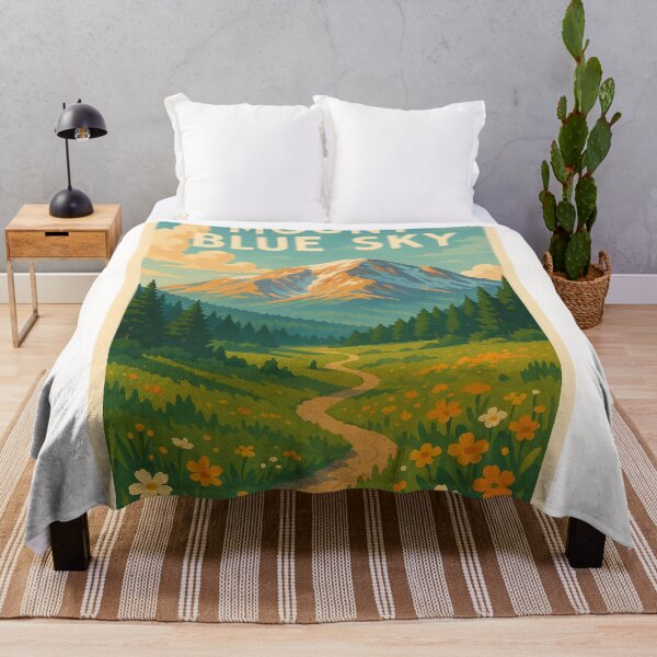 Item preview, Mount Blue Sky Colorado with Wildflower Trail designed and sold by Places On Earth.
