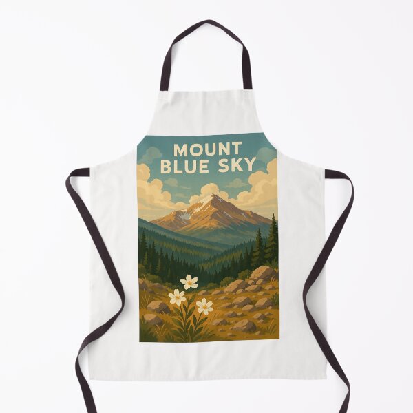 Item preview, Mount Blue Sky Landscape with Pines and Wildflowers designed and sold by Places On Earth.