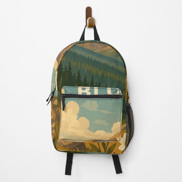 Item preview, Mount Blue Sky Landscape with Pines and Wildflowers designed and sold by Places On Earth.