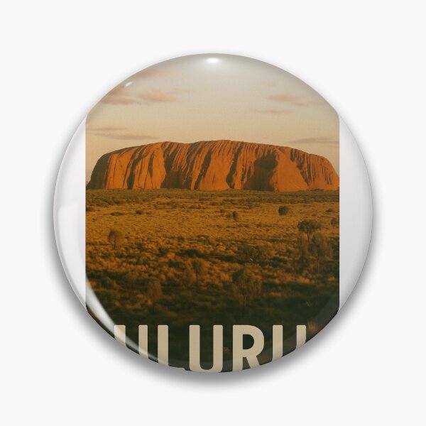 Item preview, Uluru at Sunset with Red Desert Landscape designed and sold by Places On Earth.