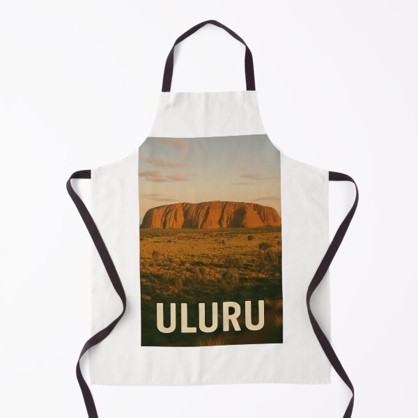Item preview, Uluru at Sunset with Red Desert Landscape designed and sold by Places On Earth.