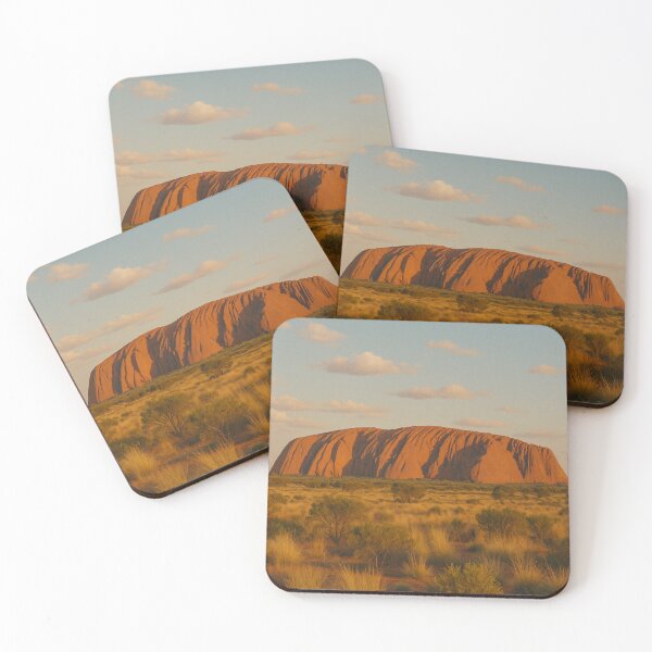Item preview, Uluru in Evening Light with Australian Outback designed and sold by Places On Earth.