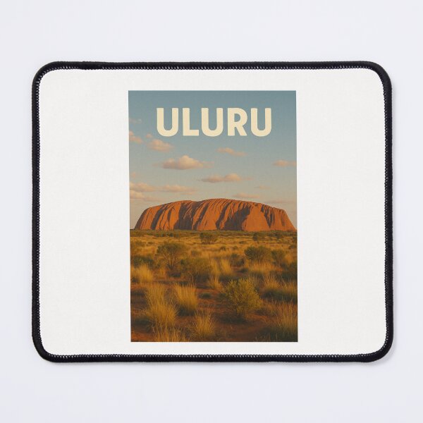 Item preview, Uluru in Evening Light with Australian Outback designed and sold by Places On Earth.