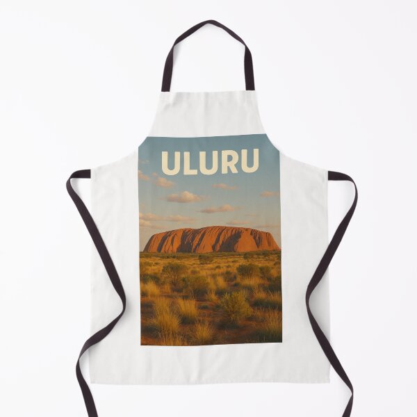 Item preview, Uluru in Evening Light with Australian Outback designed and sold by Places On Earth.