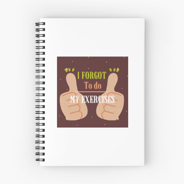 Item preview, I forgot to do my exercises designed and sold by jtangphysio.