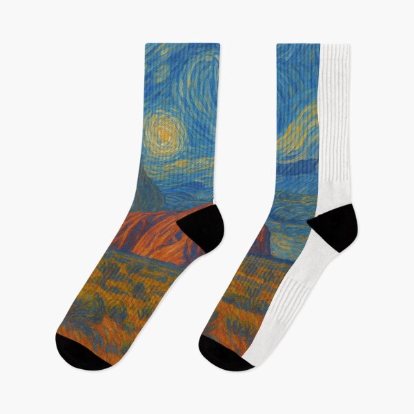Item preview, Uluru Nightscape with Starry Sky in Artistic Style designed and sold by Places On Earth.