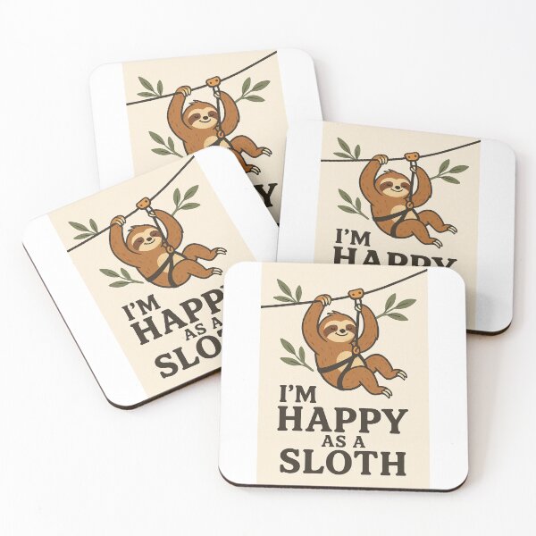 Item preview, Happy as a Sloth designed and sold by becky207.