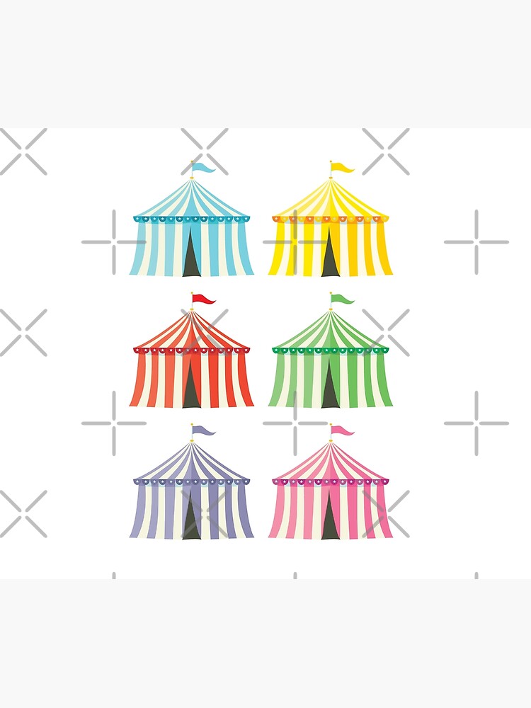 colourful circus tents by duxpavlic