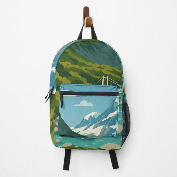 Item preview, Hooker Valley Track with Bridge and Aoraki Mountains designed and sold by Places On Earth.