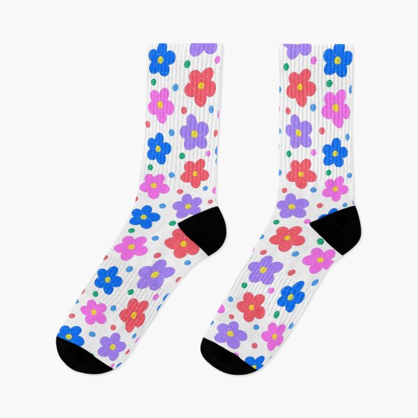 Item preview, Cheerful Flowers and Polka Dots designed and sold by kiyanochka.