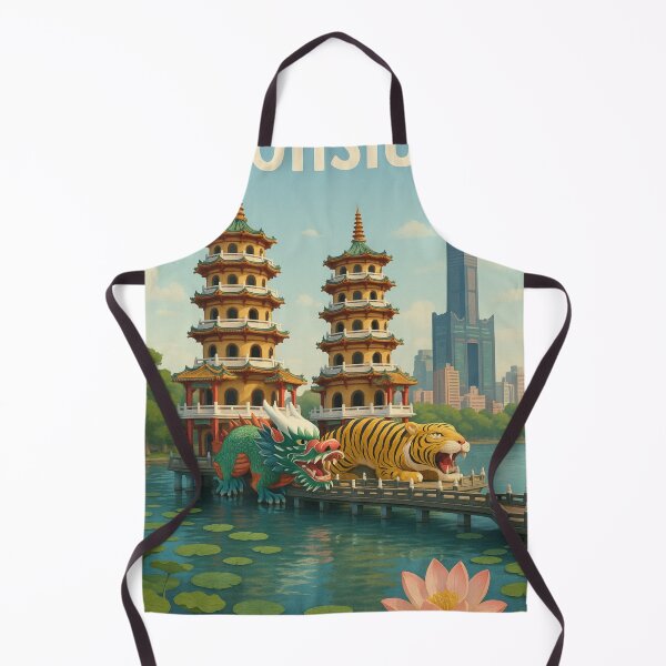 Item preview, Kaohsiung Lotus Lake with Dragon and Tiger Pagodas designed and sold by Aryabek.