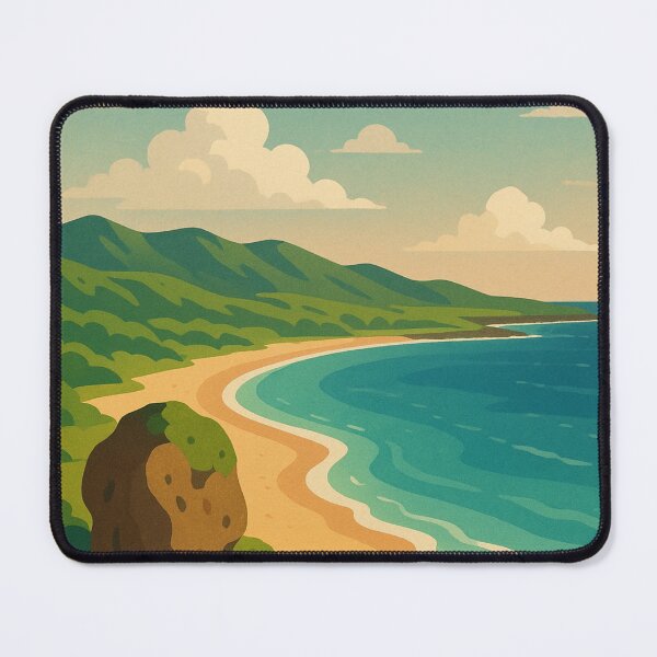 Item preview, Kenting Taiwan Curved Coastline and Mountains designed and sold by Aryabek.