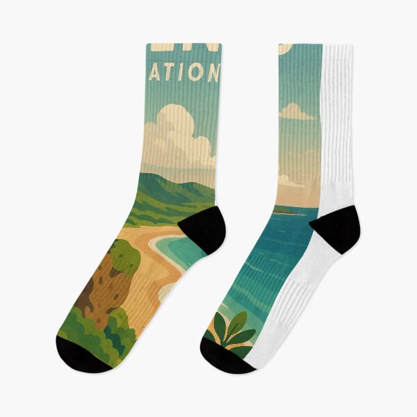 Item preview, Kenting Taiwan Curved Coastline and Mountains designed and sold by Aryabek.
