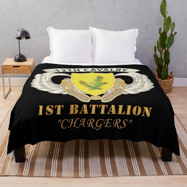 Item preview, Army - Airborne Badge - 12th Cavalry Airborne - SSI w 12th Cav - 1st Battalion - Chargers X 300 designed and sold by Military Insignia Products.