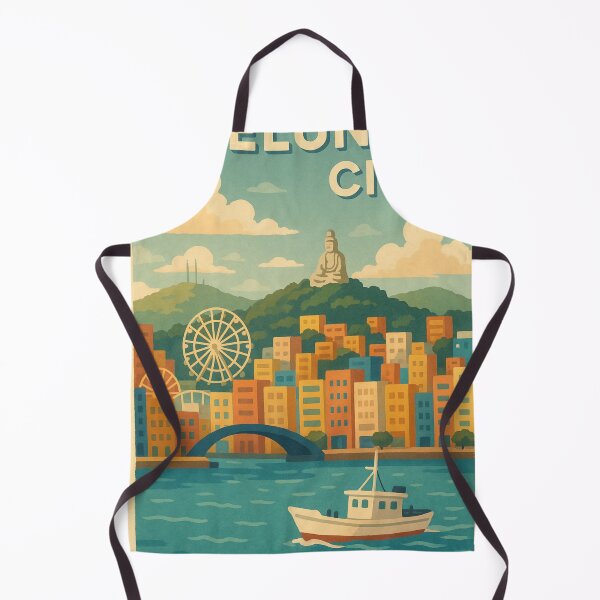 Item preview, Keelung City Skyline with Harbor and Buddha designed and sold by Aryabek.