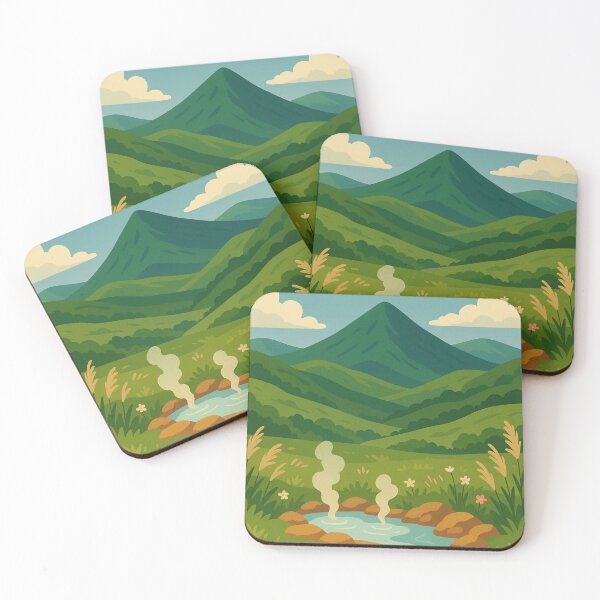 Item preview, Yangmingshan Taiwan with Hot Springs and Mountains designed and sold by Aryabek.