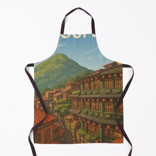 Item preview, Jioufen Taiwan Historic Street with Red Lanterns designed and sold by Aryabek.