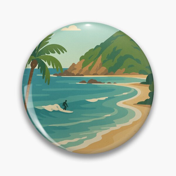 Item preview, Byron Bay Australia with Lighthouse and Beach Walk designed and sold by Aryabek.