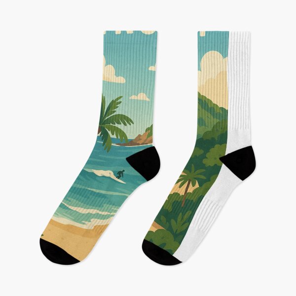 Item preview, Byron Bay Australia with Lighthouse and Beach Walk designed and sold by Aryabek.
