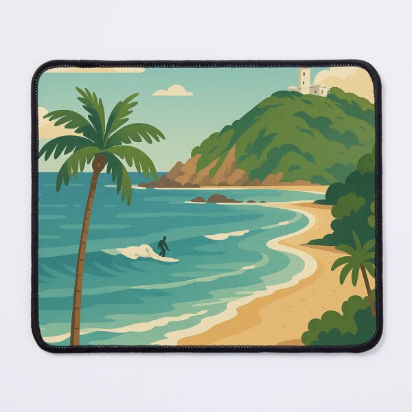 Item preview, Byron Bay Australia with Lighthouse and Beach Walk designed and sold by Aryabek.