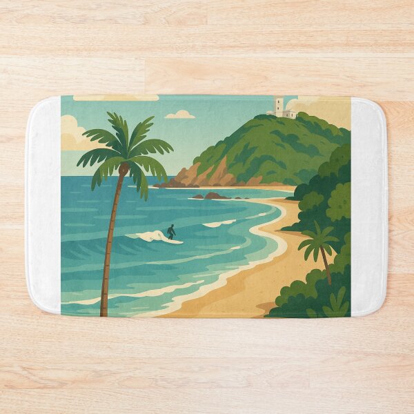 Item preview, Byron Bay Australia with Lighthouse and Beach Walk designed and sold by Aryabek.