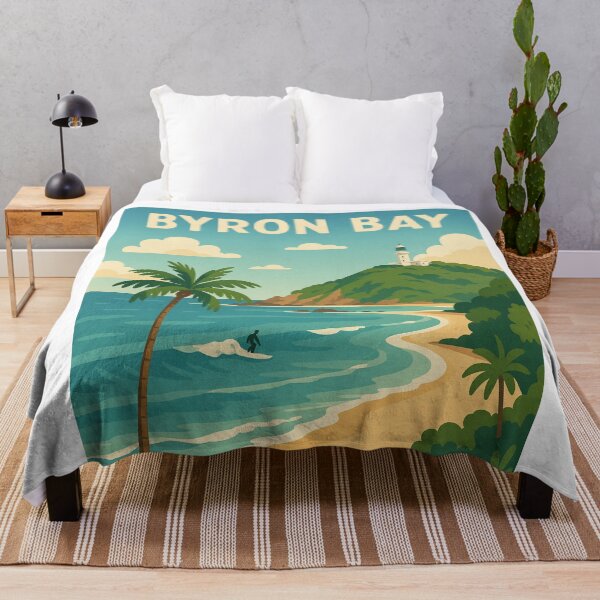 Item preview, Byron Bay Australia with Lighthouse and Beach Walk designed and sold by Aryabek.