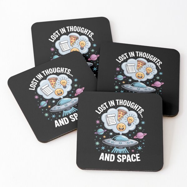 Item preview, Lost in Thoughts and Space – Funny Space Snack Astronaut Design designed and sold by ThatBBStore.
