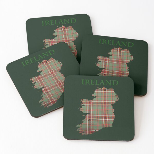 Item preview, Map of Ireland in Murphy Tara Tartan. designed and sold by Murph's Images.