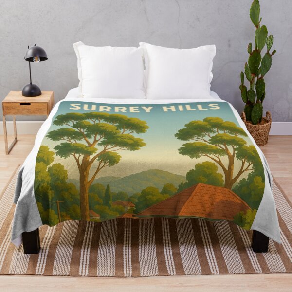 Item preview, Surrey Hills Australia with Retro House and Car designed and sold by Aryabek.
