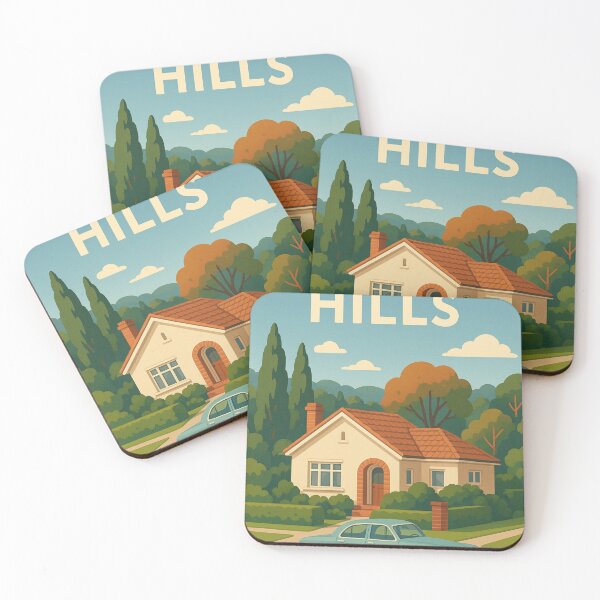 Item preview, Surrey Hills Tree-Lined Street with Mountains designed and sold by Aryabek.