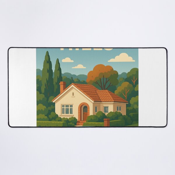 Item preview, Surrey Hills Tree-Lined Street with Mountains designed and sold by Aryabek.