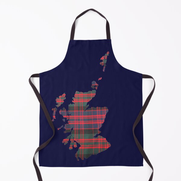 Item preview, Outline of Scotland in MacDonald Tartan designed and sold by Murph's Images.