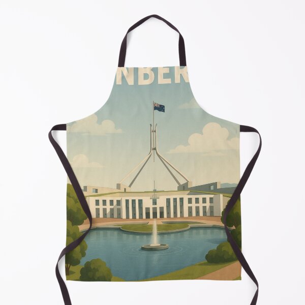 Item preview, Canberra Parliament House with Flag and Fall Colors designed and sold by Aryabek.