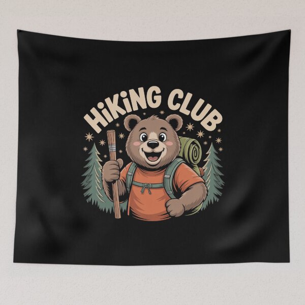 Item preview, Cute Hiking Bear Cartoon | Outdoor Adventure Club Tee designed and sold by Start with INGz.