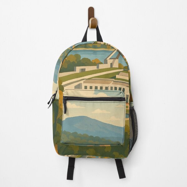 Item preview, Canberra Parliament House and Fountain Reflection designed and sold by Aryabek.