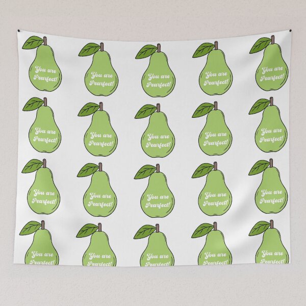 Item preview, You Are Pearfect – Cute Flat Style Pear Pun Design designed and sold by EmeraldeaArt.
