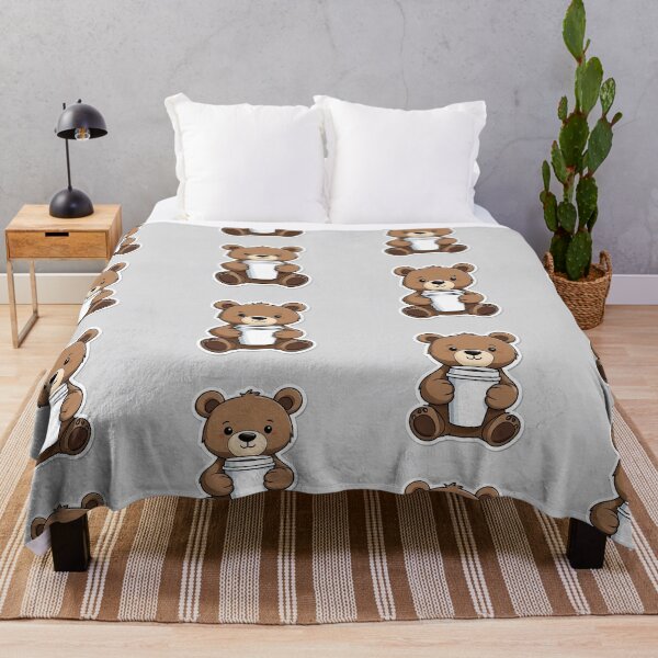 Item preview, "Bear & Coffee - design for lovers of coziness" designed and sold by JuliJoy.