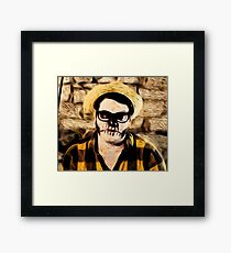 Zaago the Master of Horror Framed Print