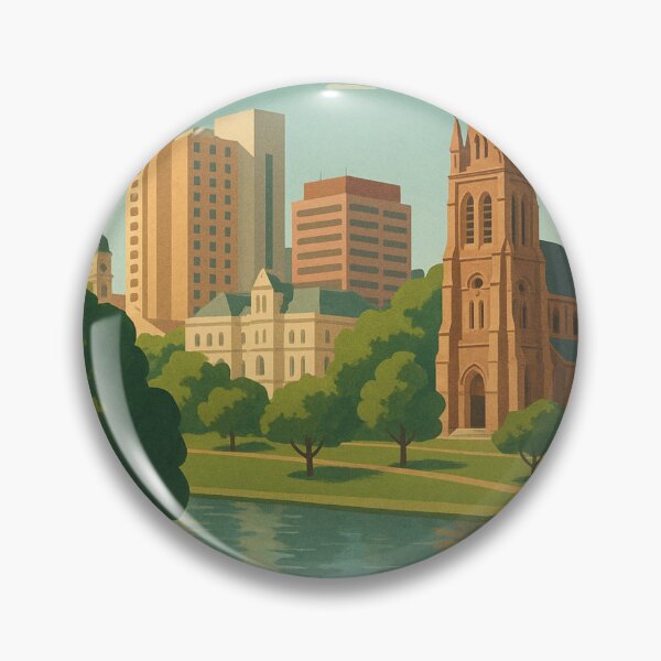 Item preview, Adelaide River Walk with Historic Cathedral View designed and sold by Aryabek.