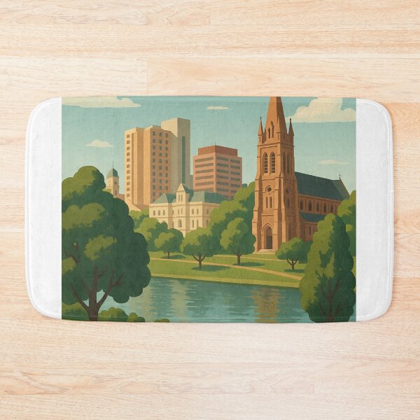Item preview, Adelaide River Walk with Historic Cathedral View designed and sold by Aryabek.