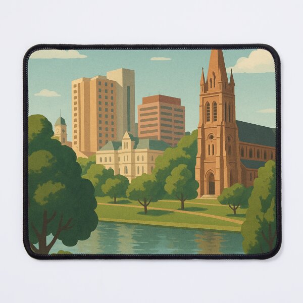 Item preview, Adelaide River Walk with Historic Cathedral View designed and sold by Aryabek.